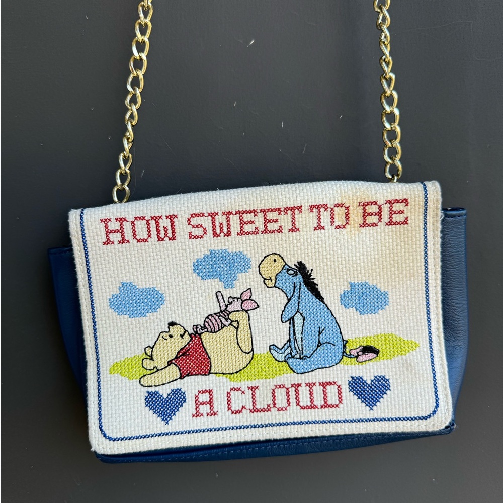 Disney Loungefly Winnie the Pooh embroidered crossbody purse